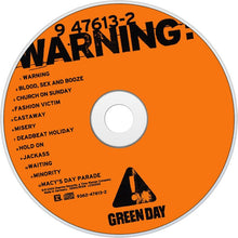 Green Day : Warning: (CD, Album)