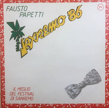 Fausto Papetti : Saxremo 86 (LP, Comp)