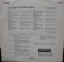 Harry Belafonte / Miriam Makeba : An Evening With Belafonte/Makeba (LP, Album, Mono)