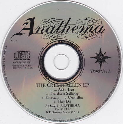 Anathema : The Crestfallen EP (CD, EP)