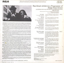 Nana Mouskouri And Harry Belafonte : An Evening With Nana Mouskouri And Harry Belafonte (LP, Album, RE)