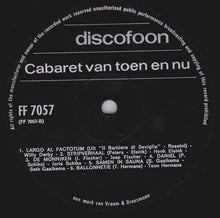 Various : Cabaret In Hoofdletters (LP, Comp)