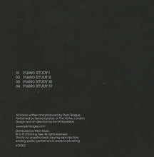 Ryan Teague : Four Piano Studies (CD, EP)