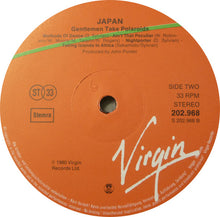 Japan : Gentlemen Take Polaroids (LP, Album, M/Print, RE)