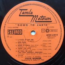 Stevie Wonder : Down To Earth (LP, Album)