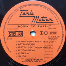 Stevie Wonder : Down To Earth (LP, Album)