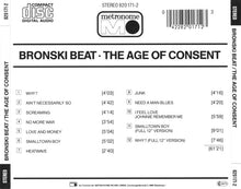 Bronski Beat : The Age Of Consent (CD, Album, Bla)