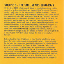 Various : Blues & Soul - The Soul Years 1966-1999: Volume 6 1978-1979 (CD, Comp)