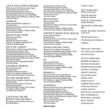 Toto : Past To Present 1977-1990 (CD, Comp)