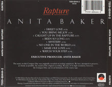 Anita Baker : Rapture (CD+G, Album, RE)