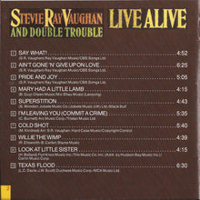 Stevie Ray Vaughan & Double Trouble : Live Alive (CD, Album, RE)