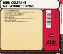 John Coltrane : My Favorite Things (CD, Album, RE, RM, Dig)
