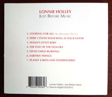 Lonnie Holley : Just Before Music (CD, Album)
