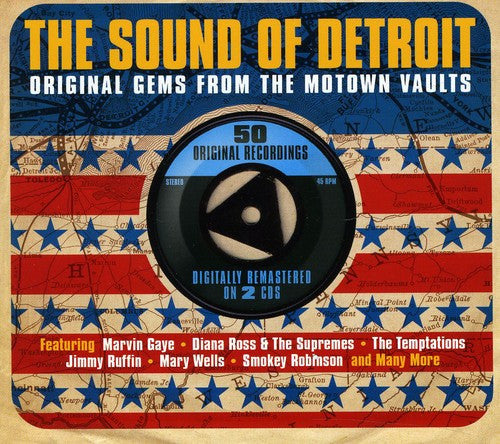 Various : The Sound Of Detroit (Original Gems From The Motown Vaults) (2xCD, Comp)