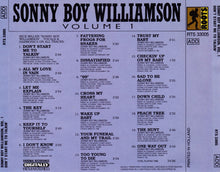 Sonny Boy Williamson (2) : Volume 1 Don't Start Me To Talkin' (CD, Comp, RM)