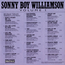 Sonny Boy Williamson (2) : Volume 1 Don't Start Me To Talkin' (CD, Comp, RM)