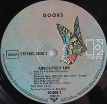 The Doors : Absolutely Live (2xLP, Album, M/Print, RE, But)