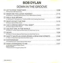 Bob Dylan : Down In The Groove (CD, Album)