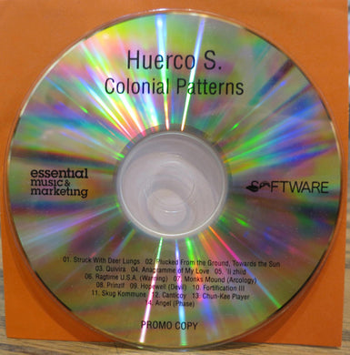 Huerco S. : Colonial Patterns (CD, Album, Promo)
