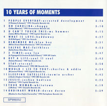Various : 10 Years Of Moments (CD, Comp)