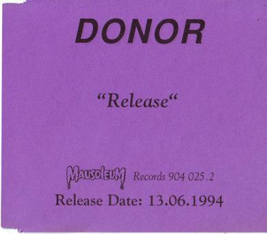 Donor (2) : Release (CD, Album, Promo)