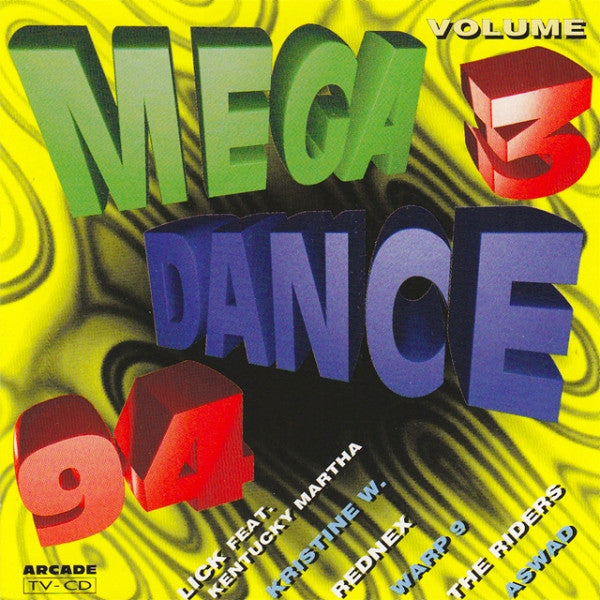 Various : Mega Dance 94 Volume 3 (CD, Comp)