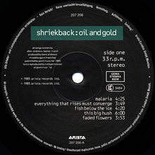 Shriekback : Oil And Gold (LP, Album)