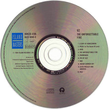 U2 : The Unforgettable Fire (CD, Album, RE)