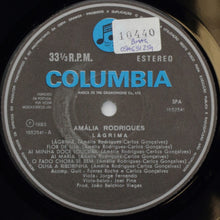 Amália Rodrigues : Lágrima (LP, Album, Gat)