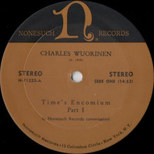 Charles Wuorinen : Time's Encomium (For Synthesized & Processed Synthesized Sound) (LP, Album, RP, Pul)