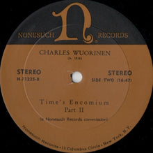 Charles Wuorinen : Time's Encomium (For Synthesized & Processed Synthesized Sound) (LP, Album, RP, Pul)