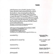 Liars : They Threw Us All In A Trench And Stuck A Monument On Top (CD, Album)