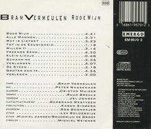 Bram Vermeulen : Rode Wijn (CD, Album)