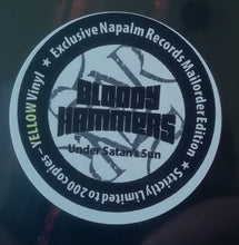 Bloody Hammers : Under Satan's Sun (LP, Album, Ltd, Yel)