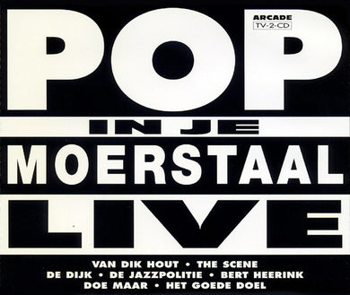 Various : Pop In Je Moerstaal Live (2xCD, Comp)
