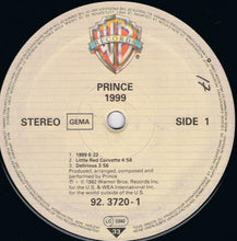 Prince : 1999 (2xLP, Album)