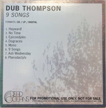 Dub Thompson : 9 Songs (CD, MiniAlbum, Promo)