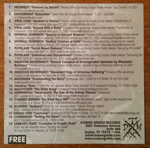 Various : Corpse Gristle Southern Uprising Vol.1 (CD, Comp, Promo)