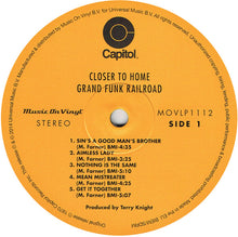 Grand Funk Railroad : Closer To Home (LP, Album, RE, 180)