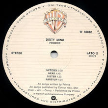 Prince : Dirty Mind (LP, Album)