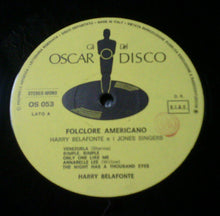 Harry Belafonte E I Jones Singers* : Folclore Americano (LP, Comp, Mono)