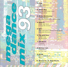 Various : Mega Dance Mix '93 (A 30 Traxx Non Stop Mix) (CD, Mixed)