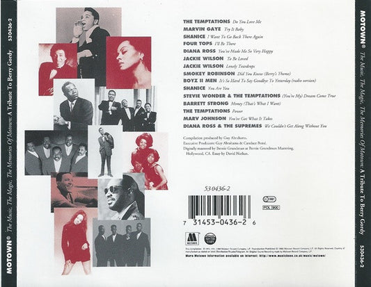 Various : The Music, The Magic, The Memories Of Motown (A Tribute To Berry Gordy) (CD, Comp)