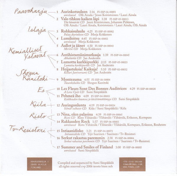 Various : Summer And Smiles Of Finland (CD, Comp)