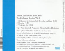 Kieran Hebden And Steve Reid (2) : The Exchange Session Vol. 2 (CD)