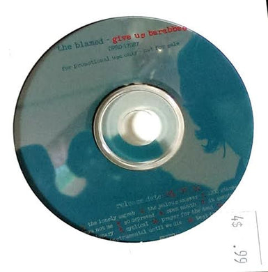 The Blamed : Give Us Barabbas (CD, Album, Promo)