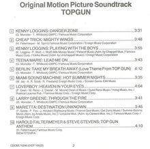 Various : Top Gun - Original Motion Picture Soundtrack (CD, Album, RE, Aus)