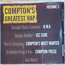 Various : Compton's Greatest Rap Volume 2 (CD, Comp)