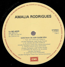 Amália Rodrigues : Gostava De Ser Quem Era (LP, Album)