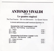 Vivaldi* - Nigel Kennedy, English Chamber Orchestra : The Four Seasons  (Le Quattro Stagioni · Die Vier Jahreszeiten · Les Quatre Saisons) (CD, Album)